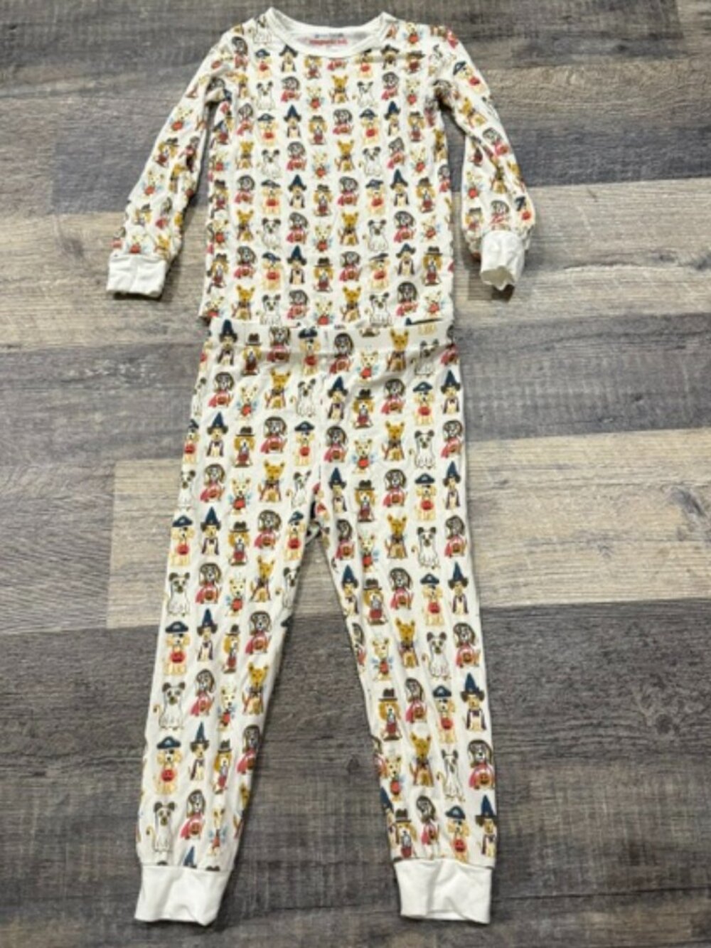 Magnetic Me Dog Halloween Print Pajama Short Set 2T
